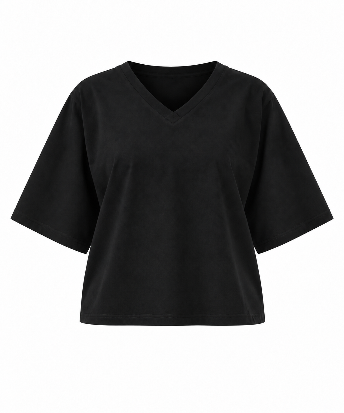 Boxy V-Neck Top