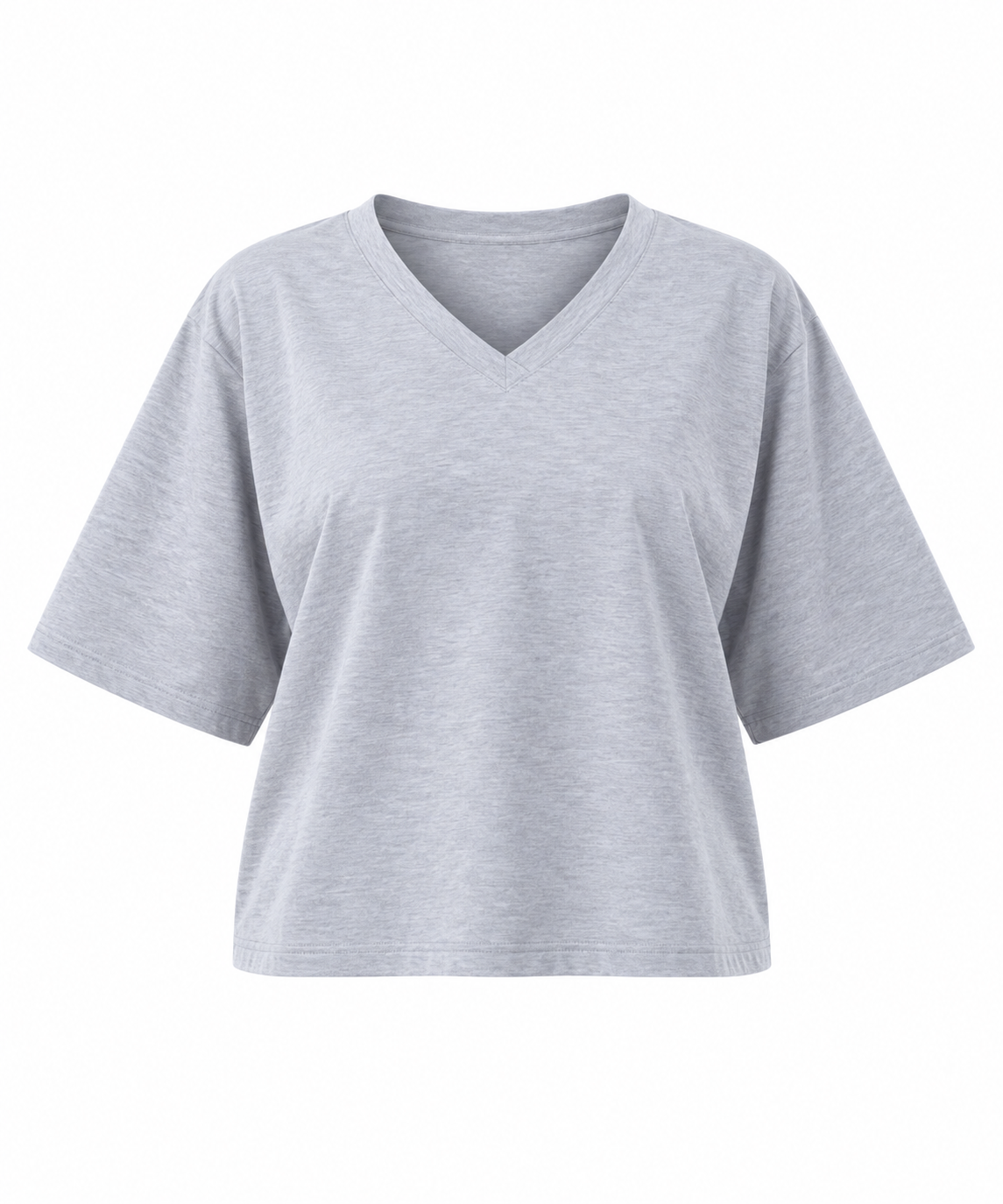 Boxy V-Neck Top
