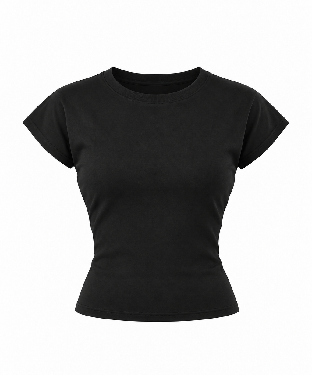 Charcoal Baby Tee