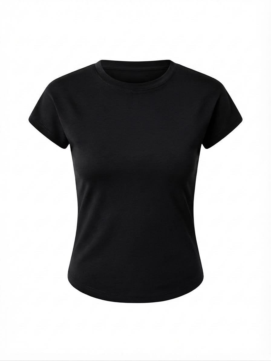 Charcoal Baby Tee