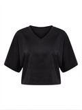 Boxy V-Neck Top
