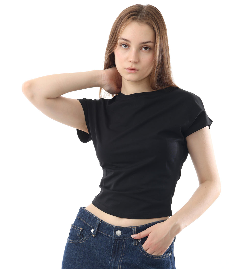 Charcoal Baby Tee