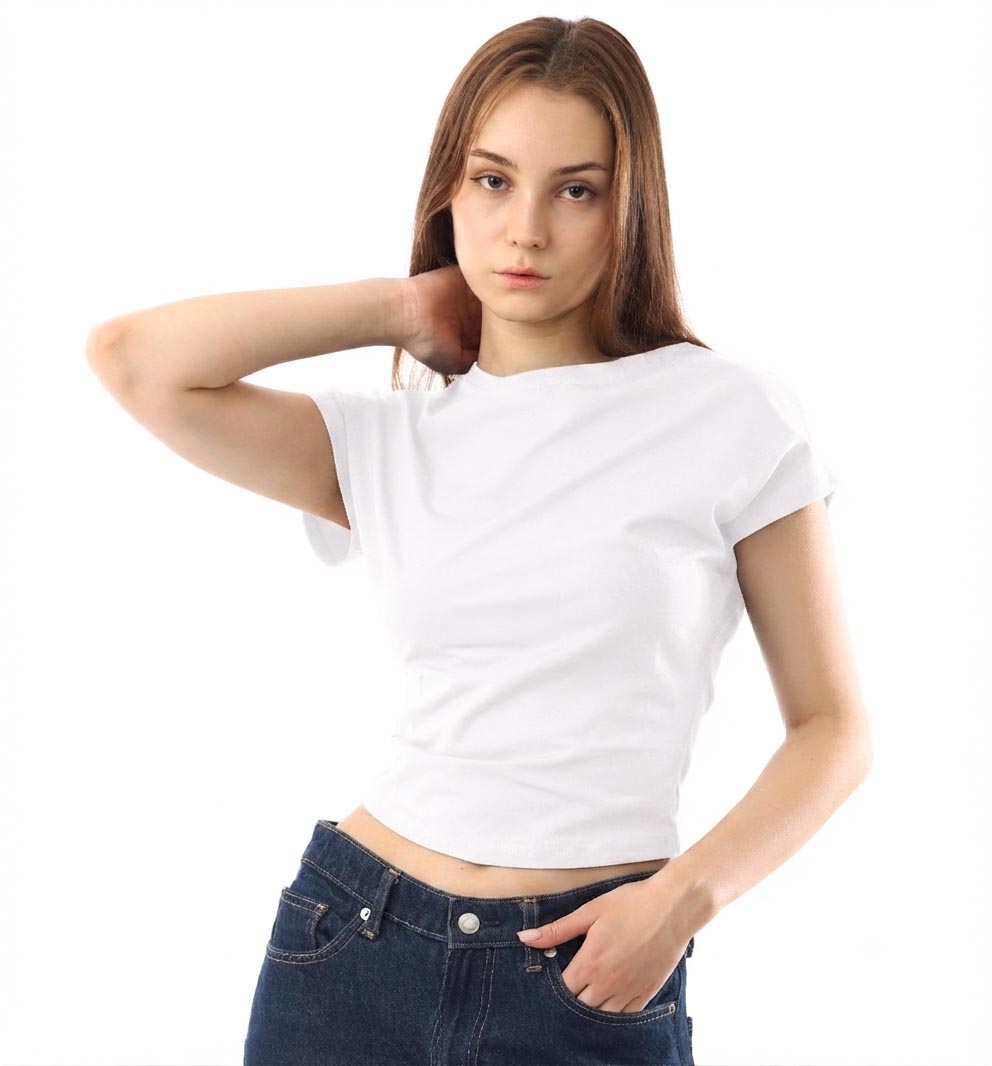 Charcoal Baby Tee