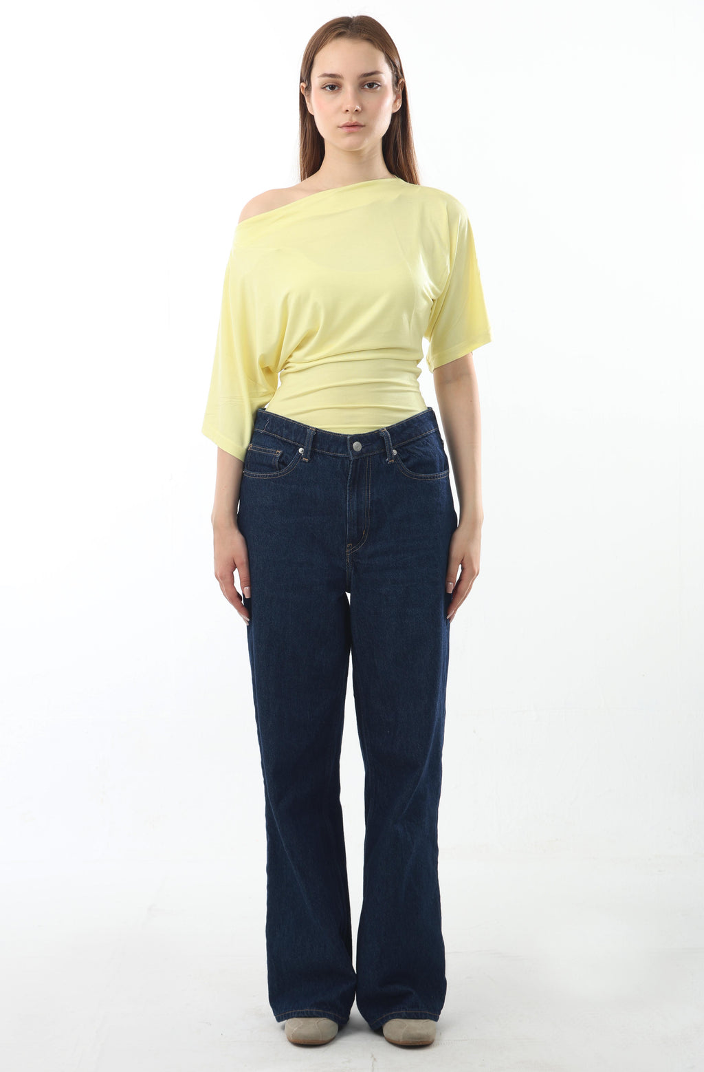 Draped Off shoulder Top