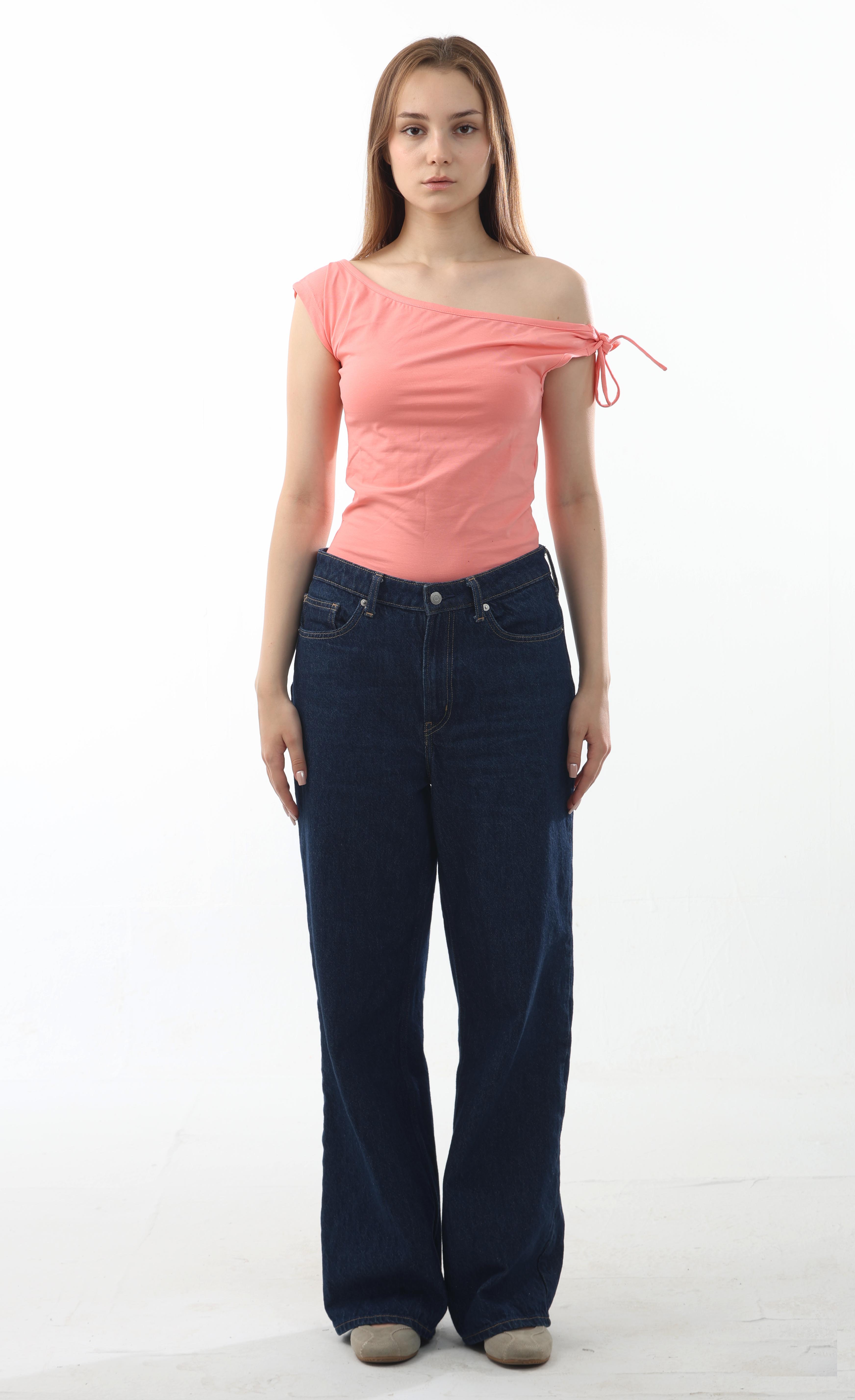 Off-Shoulder Tie Sleeve Top