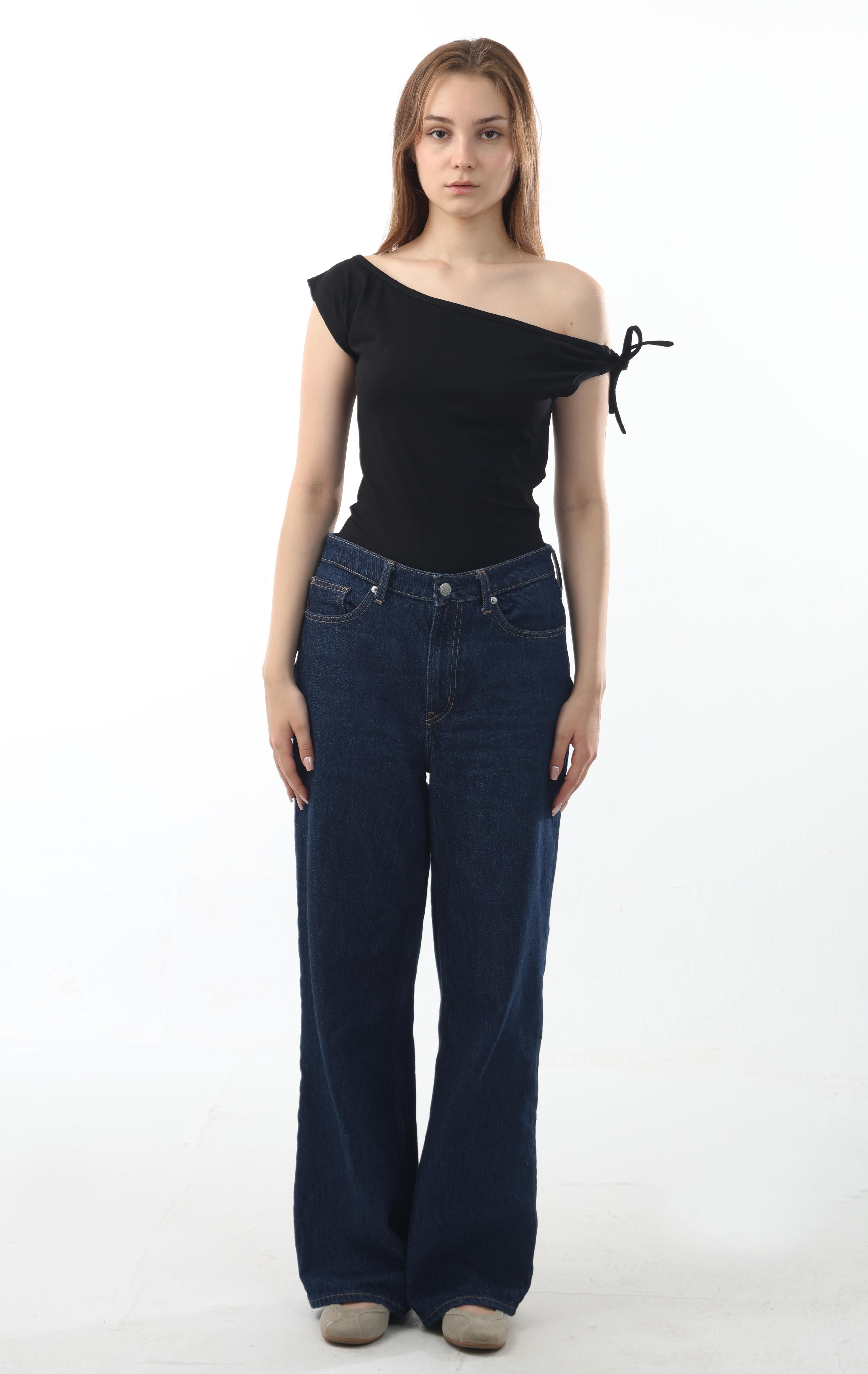 Off-Shoulder Tie Sleeve Top