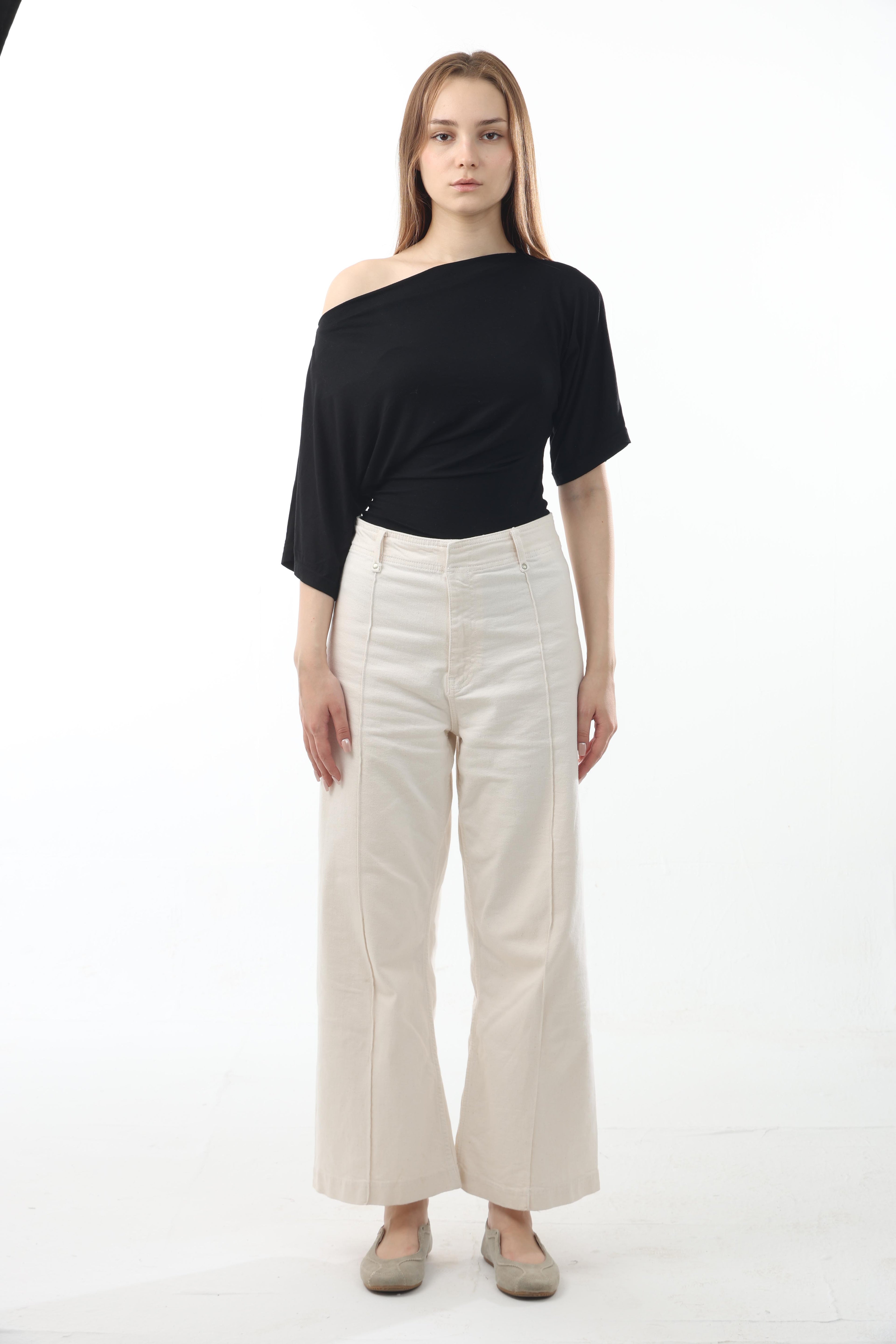 Draped Off shoulder Top