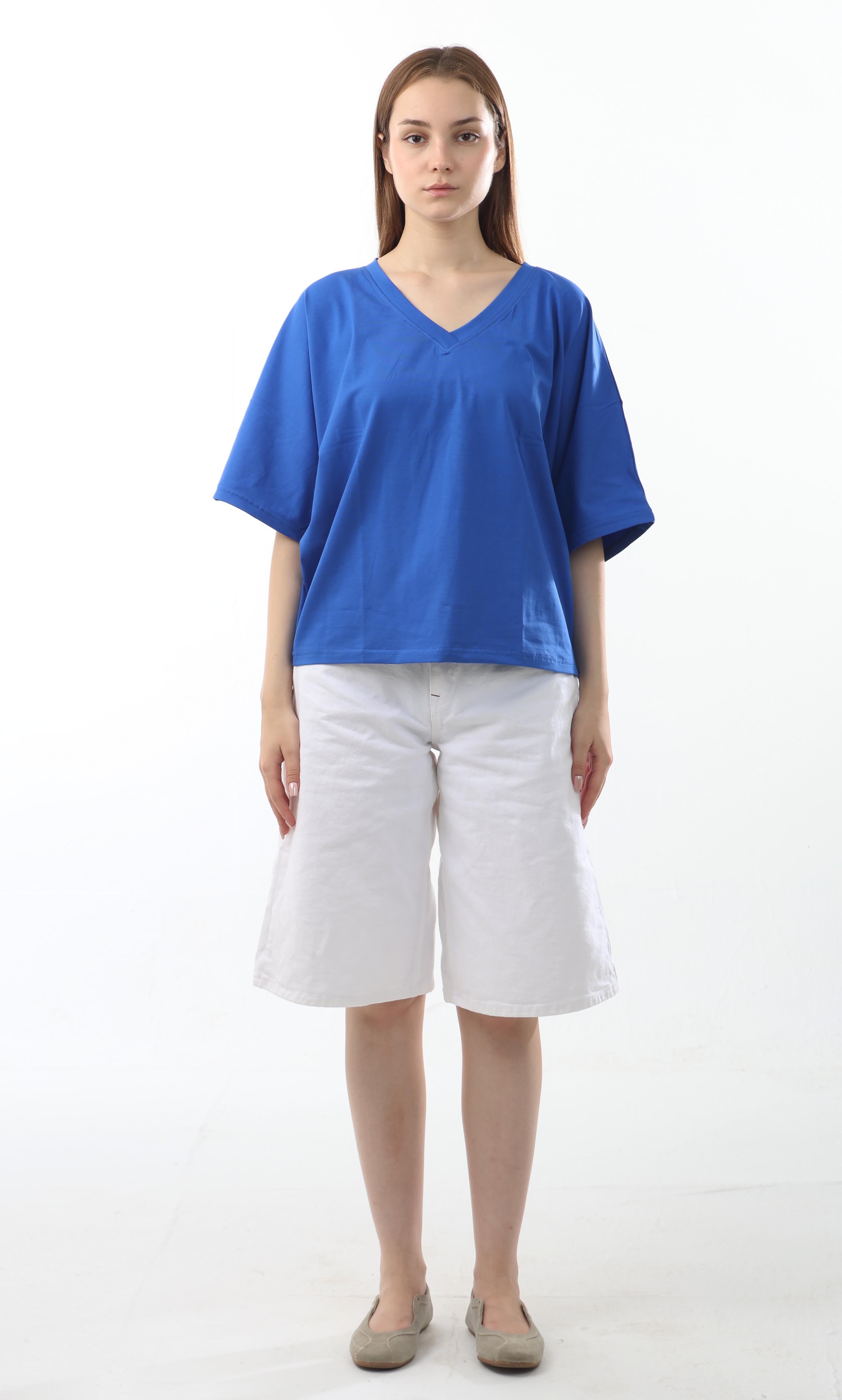 Boxy V-Neck Top