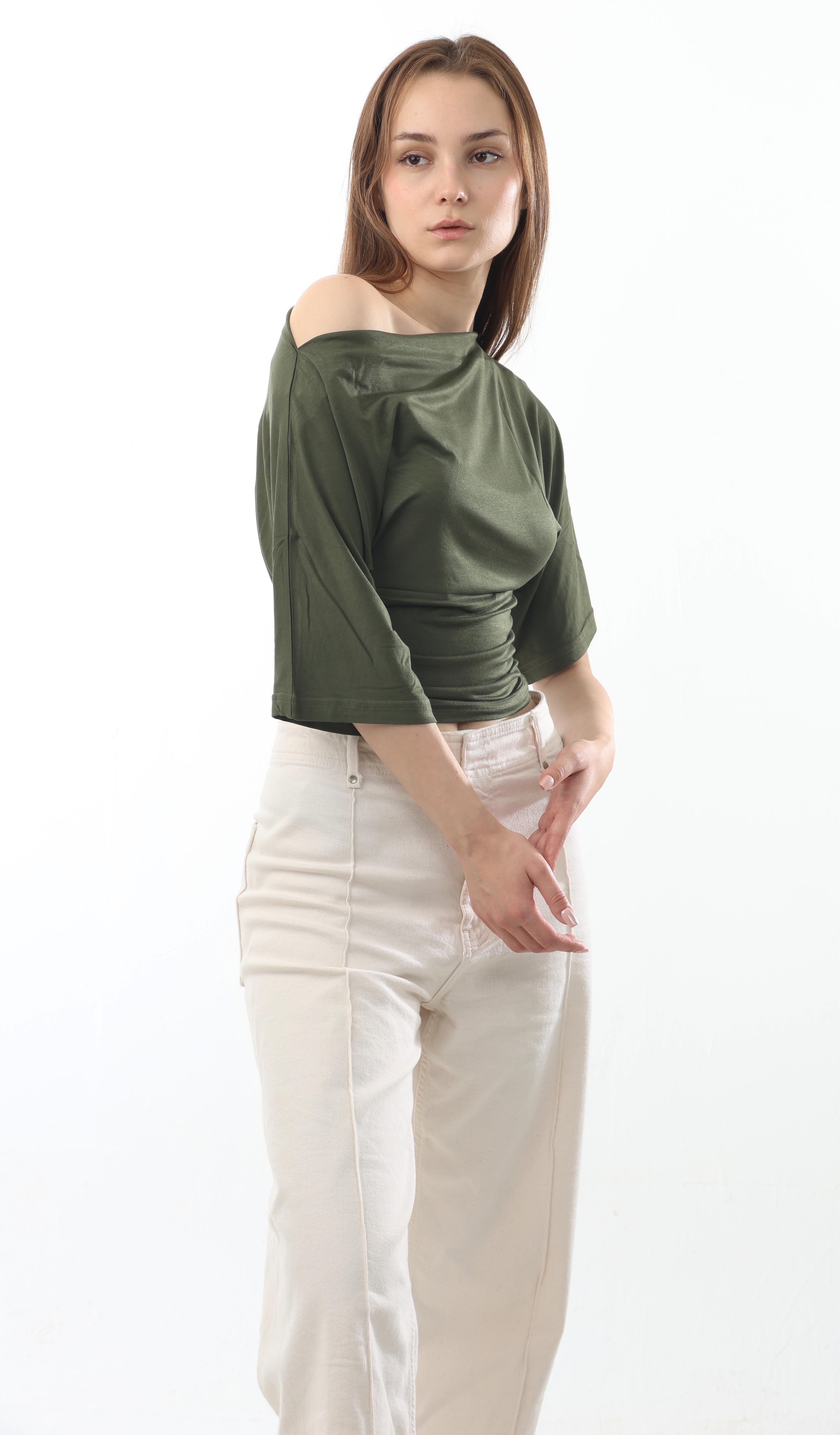Draped Off shoulder Top