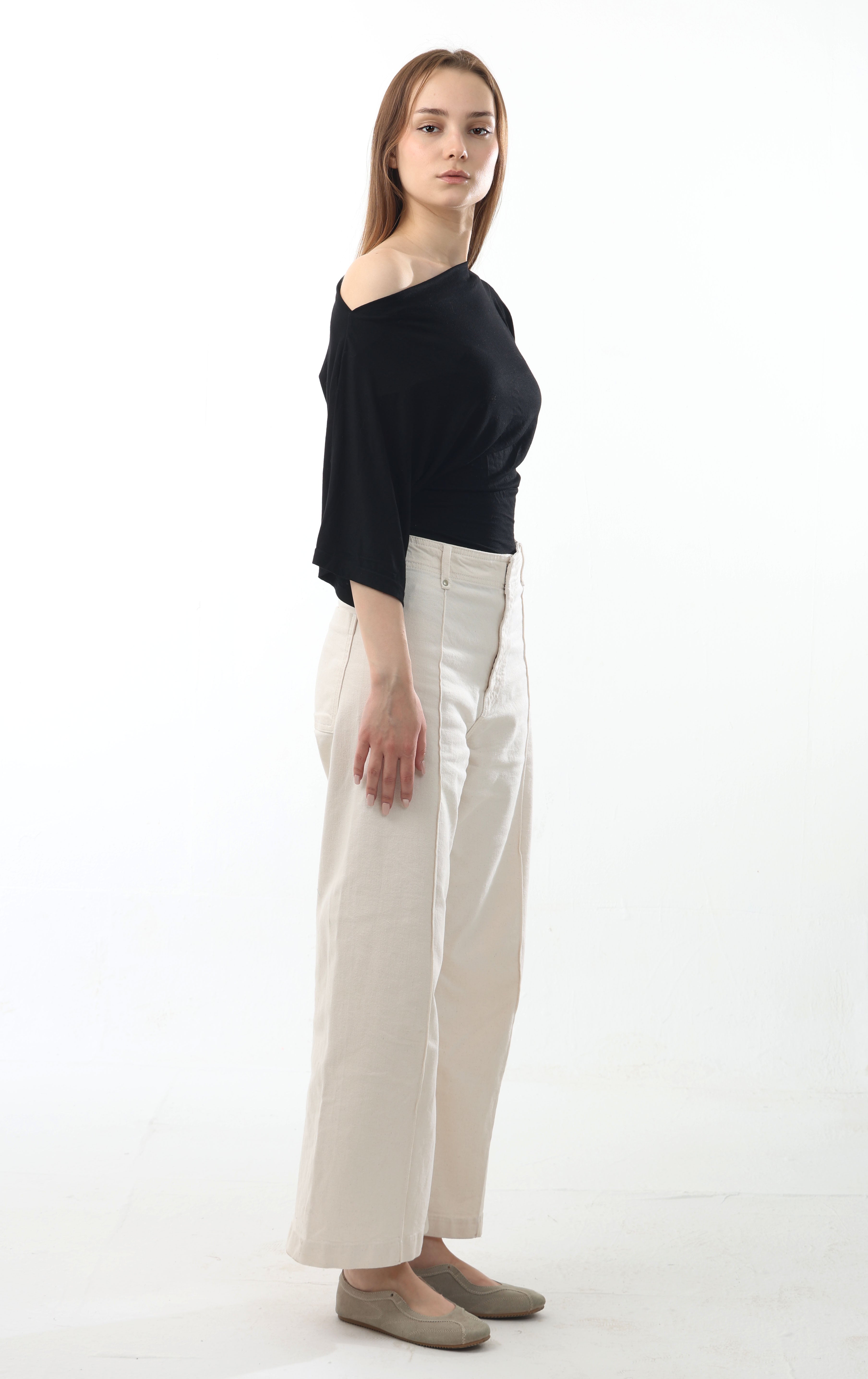 Draped Off shoulder Top