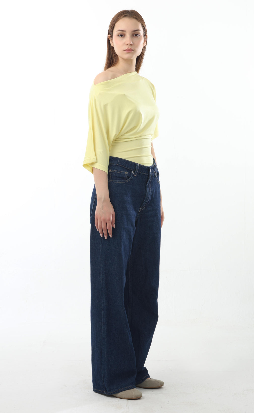 Draped Off shoulder Top